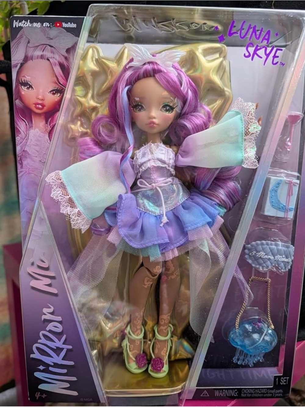 Mirror me doll Purple Pastel Fashion Doll β Mirror Me